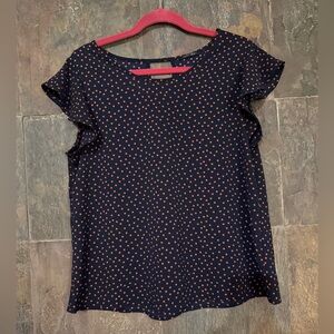 Paper moon starry print blouse